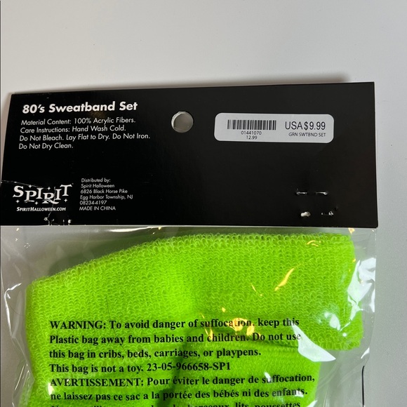 🎃NWT 1980’S WORKOUT WONDER COSTUME SIZE ADULT MD/LG 10-16 - Picture 10 of 16